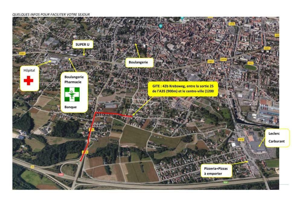 Gite Des 3 Cigognes Colmar Exterior photo